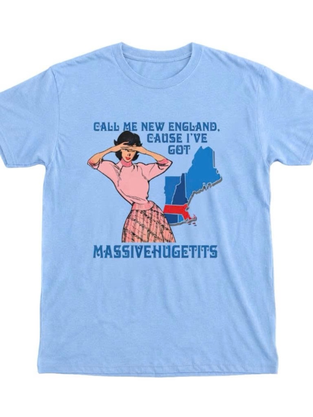 Call Me New England Graphic Tee